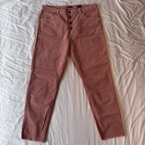 Supplies by Union Bay Jeans Women Size 14 High Rise Corduroy Cropped EUC